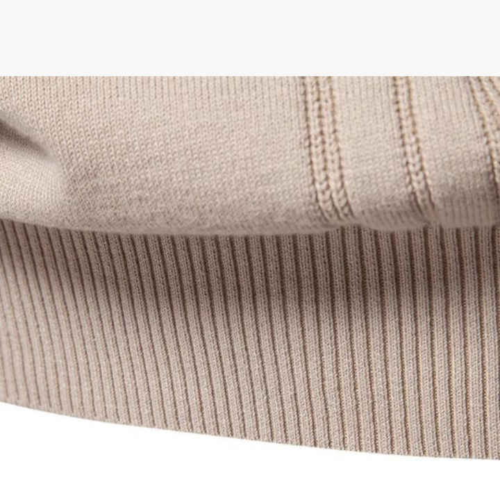 Casual heren trui met geruit patroon en modern ontwerp