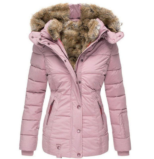 Warme Winterparka met Ritssluiting