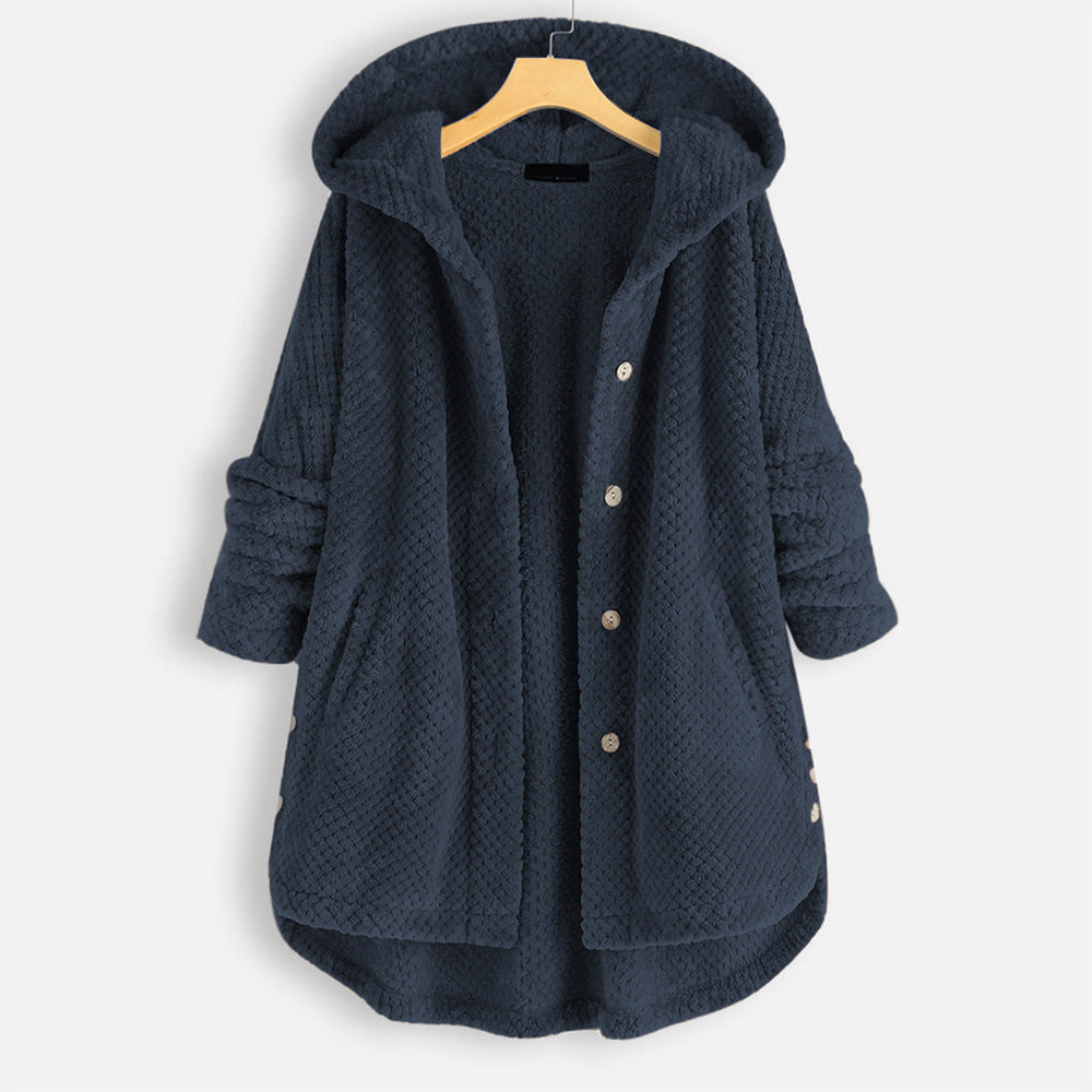 Winter damesjas met capuchon en stijlvol ontwerp