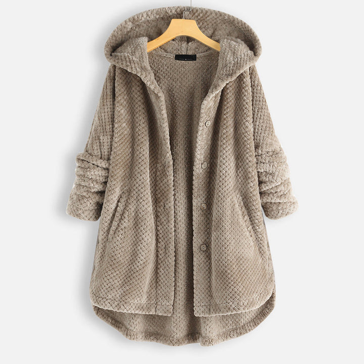 Winter damesjas met capuchon en stijlvol ontwerp