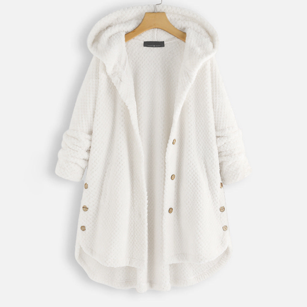 Winter damesjas met capuchon en stijlvol ontwerp
