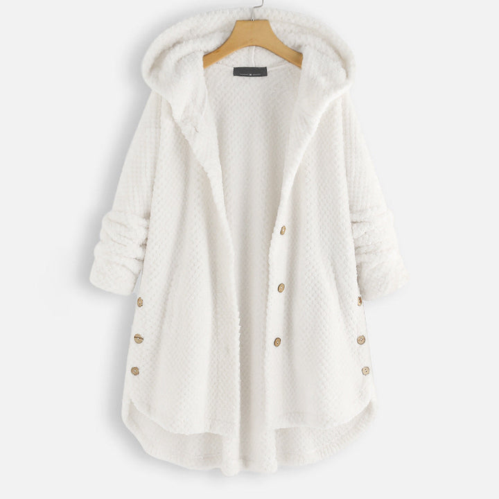 Winter damesjas met capuchon en stijlvol ontwerp