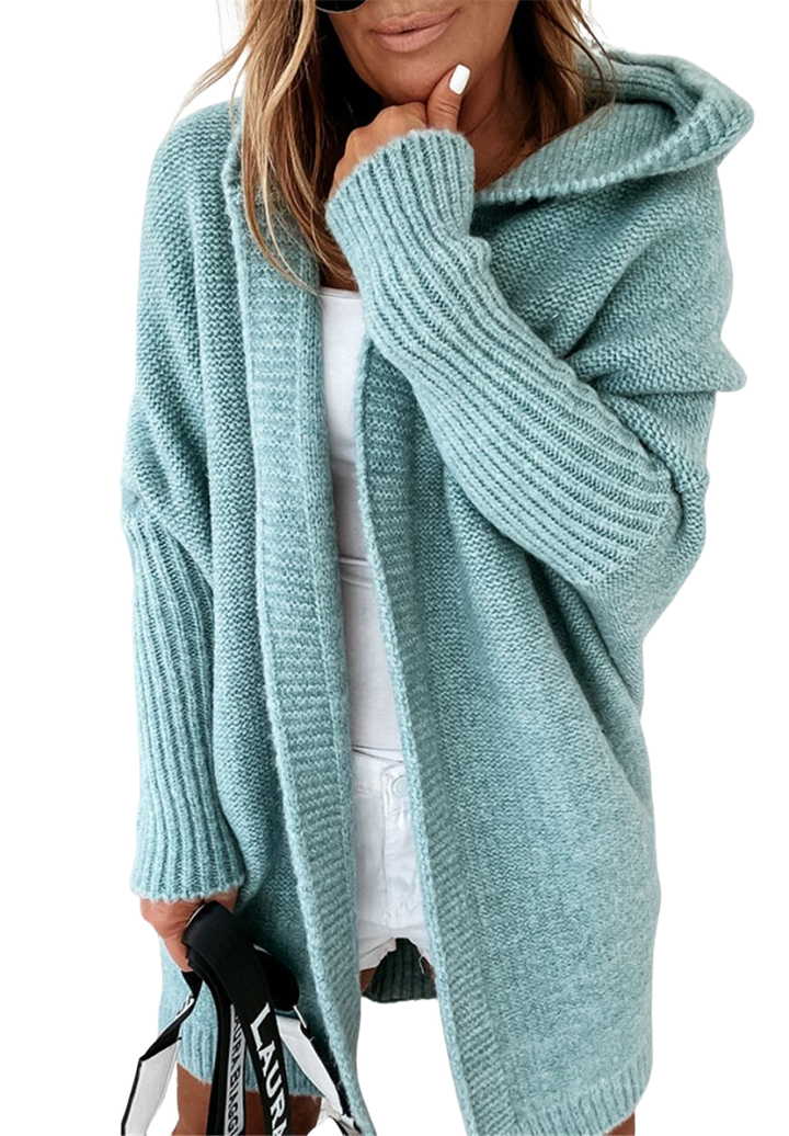 Damesvest met ruime capuchon, stijlvol en comfortabel