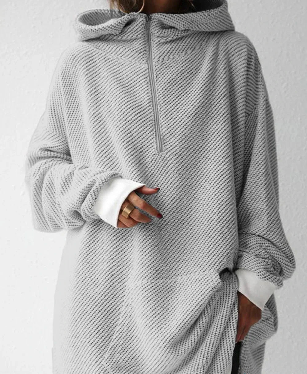 Casual Hoodie - Losse Pasvorm, Eenvoudige Sweatshirt voor Dagelijks Gebruik