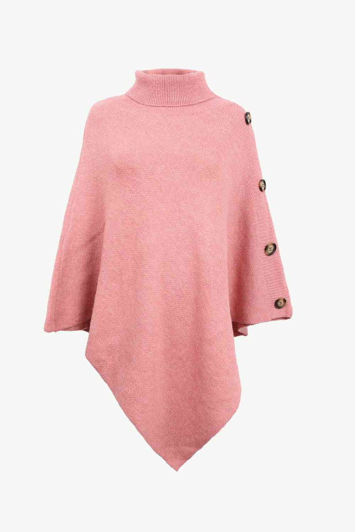 Stijlvolle Coltrui Poncho met Knoopdetails - Comfort en Mode