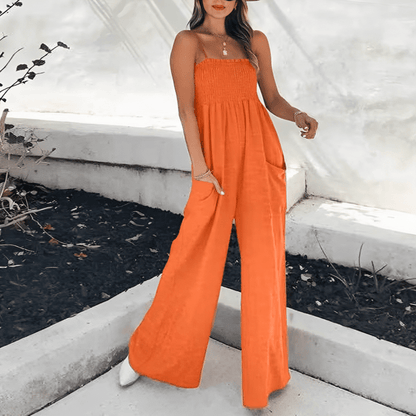 Elisa Jumpsuit met wijde pijpen