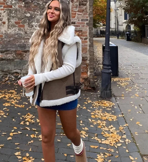 Trendy Herfstvest voor Dames met Comfortabel Ontwerp