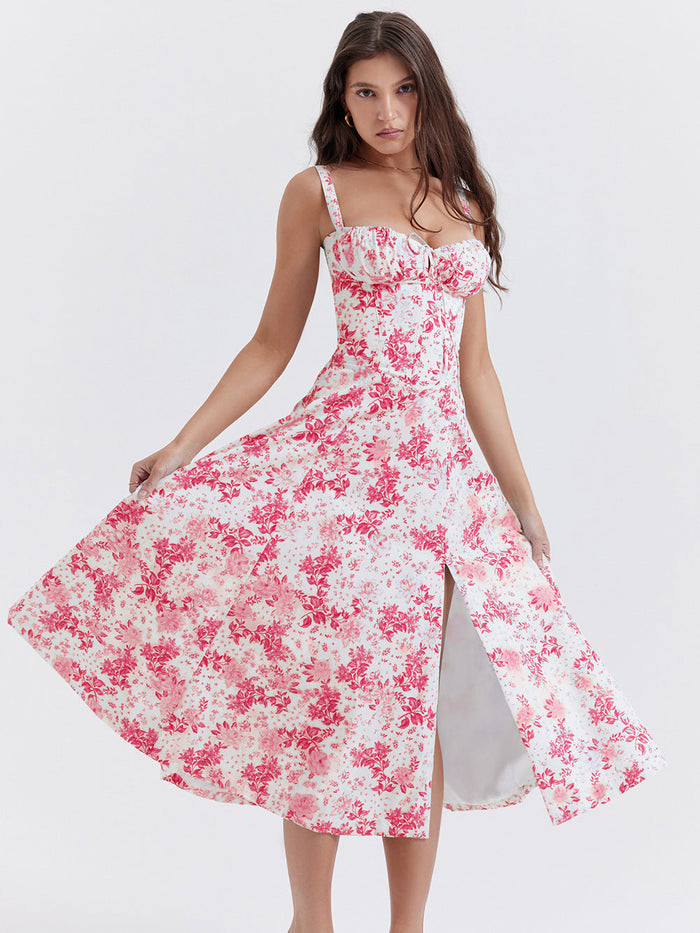 Gemma - Bust-Up Casual Zijsplit Sundress