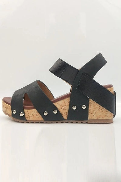 Vitoria - Sandalen met sleehak en open neus