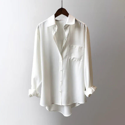 Lotus satijnen blouse