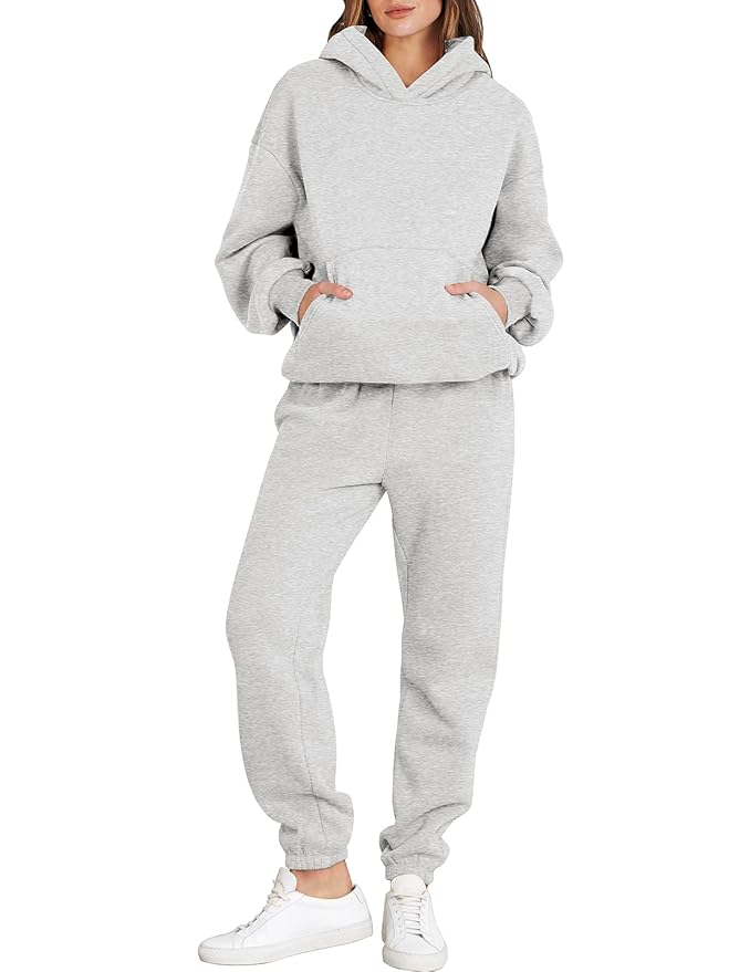 Dames 2-Delige Trainingspak – Hoodie en Joggingbroek Set