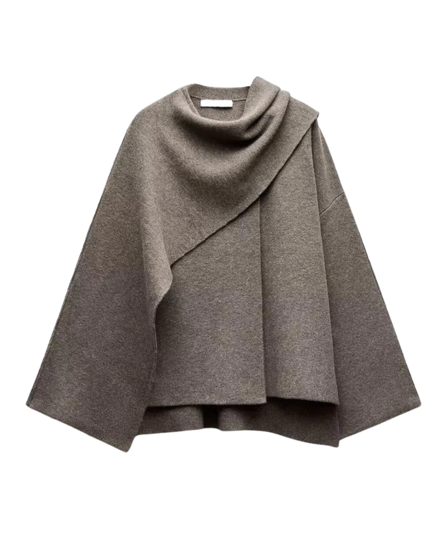 Dames Stijlvolle Poncho Jas – Vrijetijds en Elegante Mode