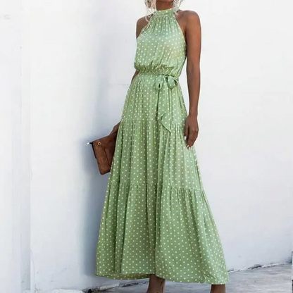 Strapless Maxi jurk met bloemenprint