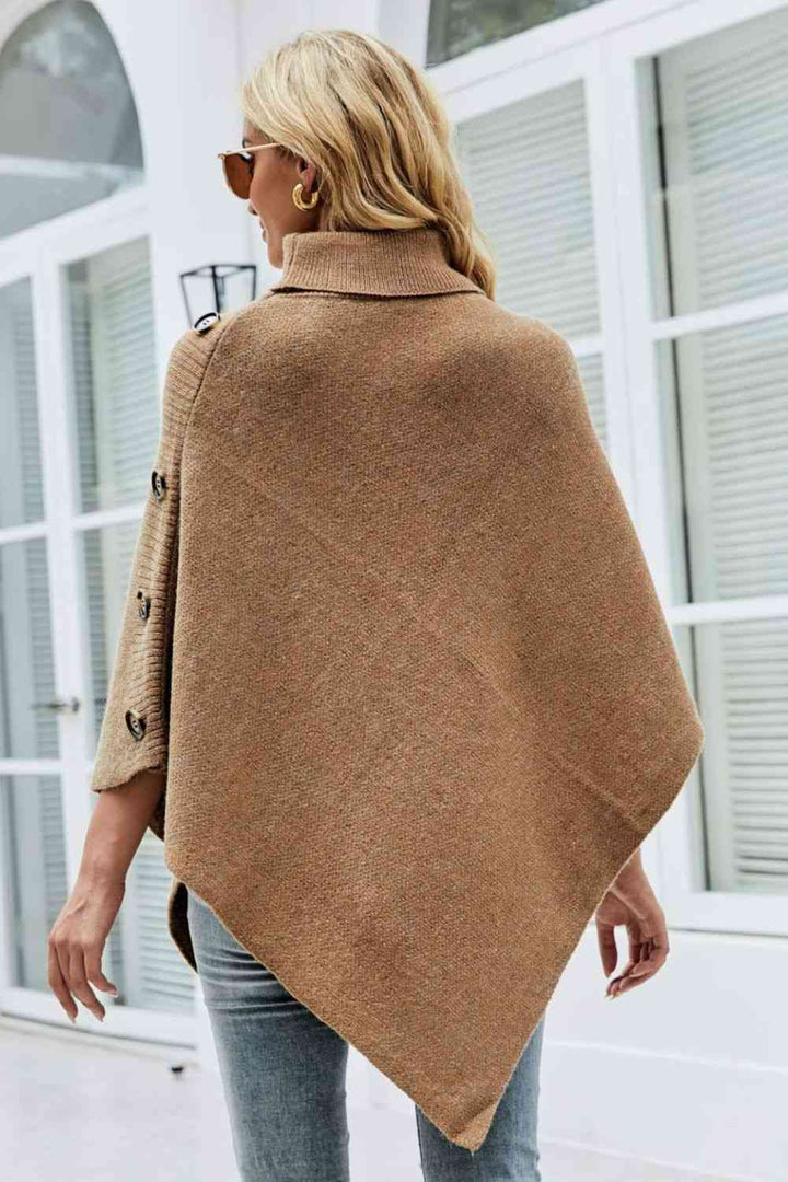 Stijlvolle Coltrui Poncho met Knoopdetails - Comfort en Mode