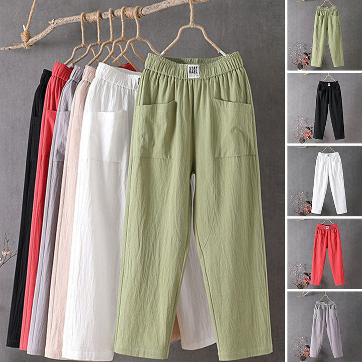 Losse nonchalant zomerbroek voor dames met comfortabele pasvorm