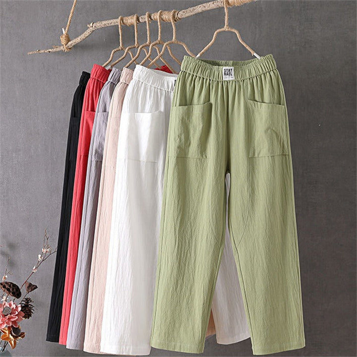 Losse nonchalant zomerbroek voor dames met comfortabele pasvorm