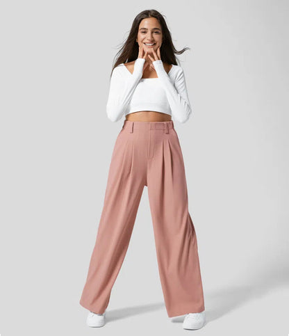 Hoge Taille Flared Broek voor Dames – Stijlvol en Comfortabel