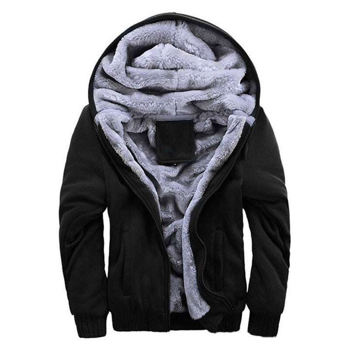 Comfortabele wintertrui met capuchon en ritssluiting