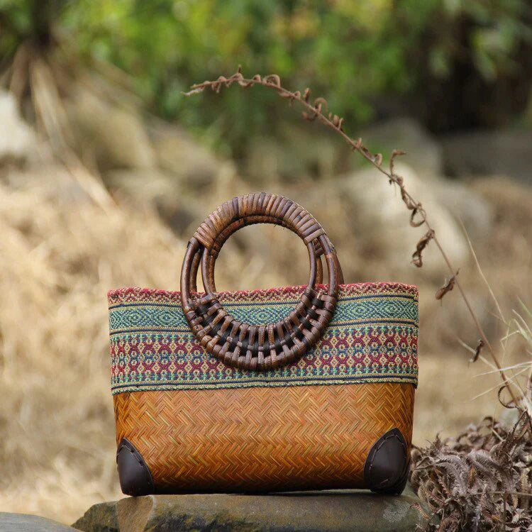 Bohemian Couture handgeweven tas