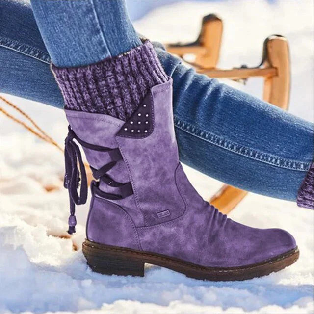 Jenell - De nieuwe kuithoge sneeuwlaarzen