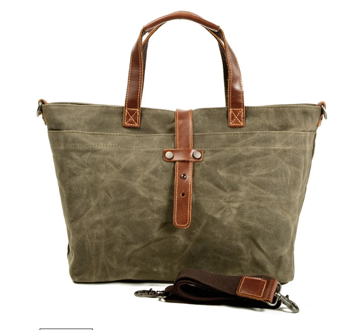 Heirloom Gewaxt Canvas boodschappentas