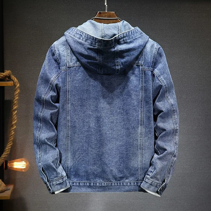 Joe - Heren Jas met capuchon en Vintage Denim