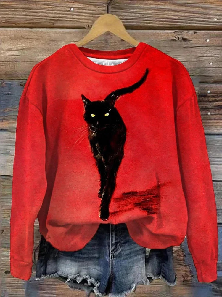 Halloween - Dames sweatshirt met ronde hals